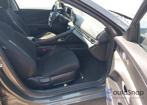 2025 Hyundai Elantra Hybrid Blue from USA, damaged, VIN KMHLM4DJ0SU131352